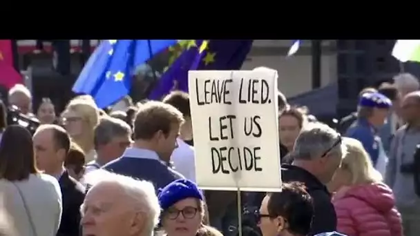 A Londres, les citoyens britanniques veulent être entendus au sujet du Brexit