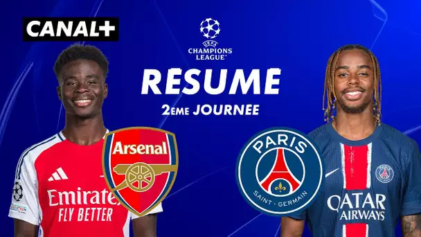 Le résumé de Arsenal / Paris Saint-Germain - Ligue des Champions 2024-25 (J2)