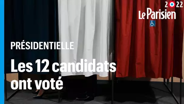 Présidentielle : Macron, Le Pen, Zemmour, Mélenchon... les 12 candidats ont voté