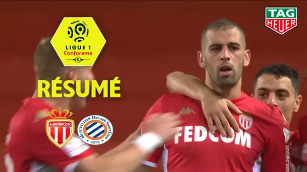 AS Monaco - Montpellier Hérault SC ( 1-0 ) - Résumé - (ASM - MHSC) / 2019-20