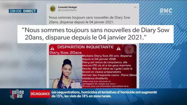 Disparition inquiétante de Diary Sow, élève en classe préparatoire à Paris