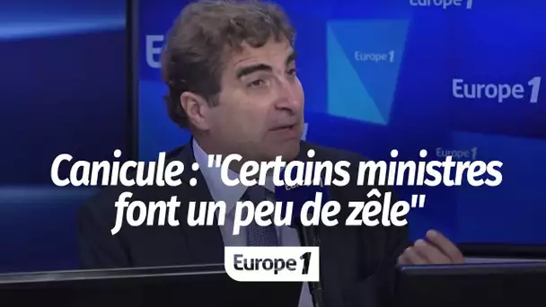 Christian Jacob sur la canicule : certains "ministres font un peu de zèle"