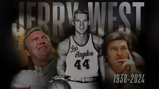 The NBA family pays tribute to a legend of the game, Jerry West.