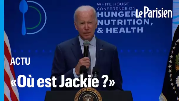 «Où est Jackie ?»:  Pendant un discours, Joe Biden interpelle une élue... Décédée