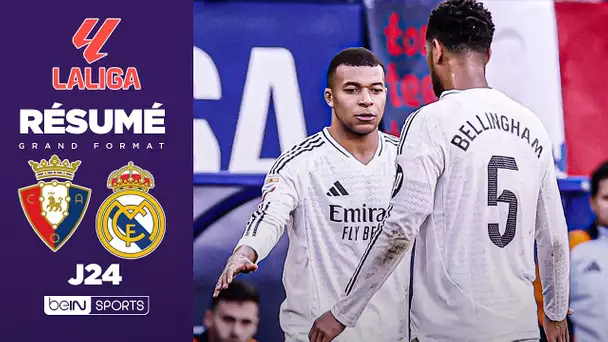 Résumé : MBAPPÉ buteur, BELLINGHAM expulsé, le REAL MADRID accroché par Osasuna !