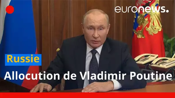 En direct | Russie : Allocution de Vladimir Poutine