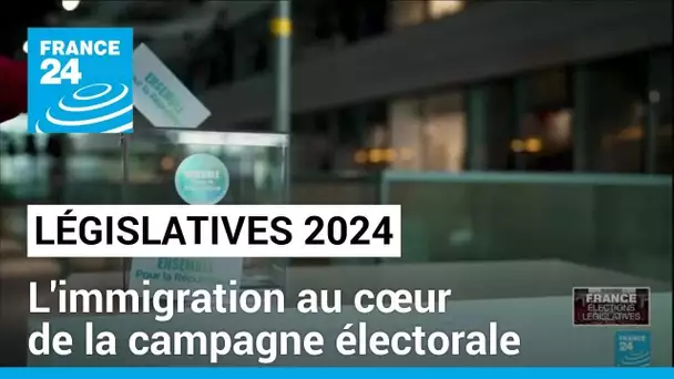 Législatives 2024 : l'immigration au cœur de la campagne électorale • FRANCE 24