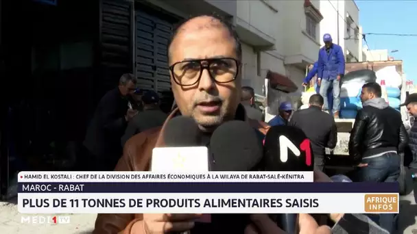 Rabat : Plus de 11 tonnes de produits alimentaires saisis