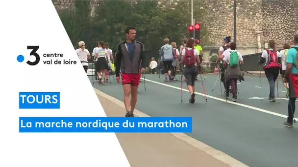 Tours : apparition de la marche nordique au marathon, 350 participants