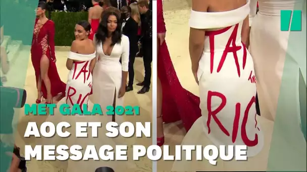 "Taxer les riches": pour AOC, le Met Gala 2021 a aussi été une tribune politique