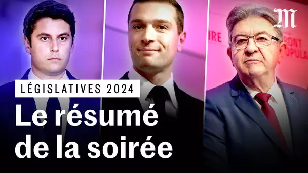 Législatives 2024 : le récit de la soirée électorale