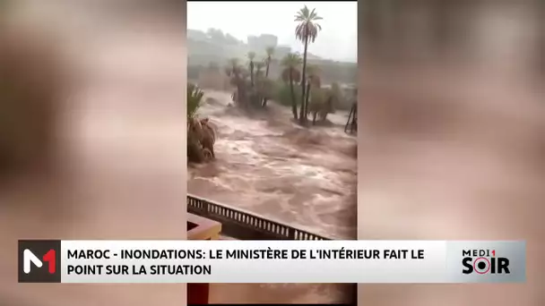 Maroc - inondations : les travaux en cours pour le rétablissement du réseau routier