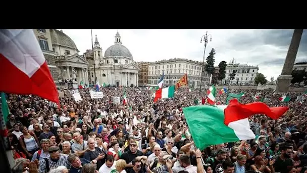 Italie: nouvelle mobilisation contre le pass sanitaire à Rome