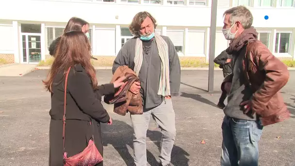 Hommage à Samuel Paty, au lycée Pierre d'Aragon de Muret en Haute-Garonne