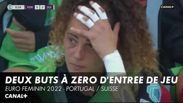 Deux buts en deux minutes ! - Portugal / Suisse - Euro Féminin 2022