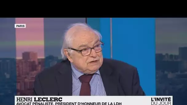 Henri Leclerc : "Il y a des enfants français qui meurent en Syrie et en Irak"