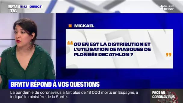 Où en est la distribution de masques de plongée Decathlon ?