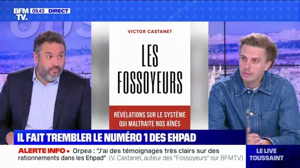 Ehpad: Victor Castanet a reçu une proposition de 15 millions d'euros pour arrêter son enquête