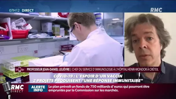 Coronavirus : deux projets de vaccins, britannique et chinois, "produisent une réponse immunitaire"