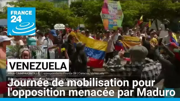 Venezuela : l’opposition dans la rue, les États-Unis affirment que Maduro a perdu • FRANCE 24