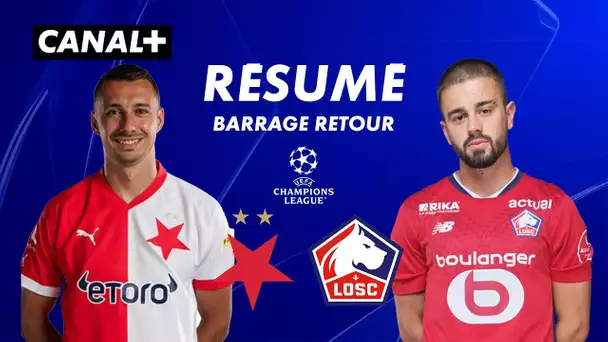 Le résumé de Slavia Prague / Lille - Ligue des Champions 2023-24 (Barrage retour)