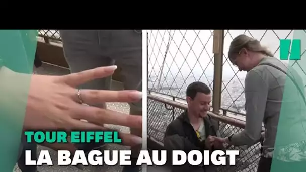 Réouverture de la Tour Eiffel, un touriste en profite pour faire sa demande en mariage