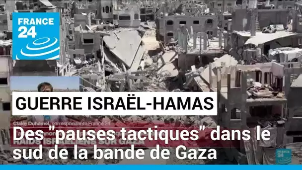 Les "pauses tactiques" ne changent "pas grand-chose aux conditions de survie" des Gazaouis