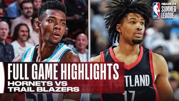 TRAIL BLAZERS vs HORNETS | NBA SUMMER LEAGUE | FULL GAME HIGHLIGHTS