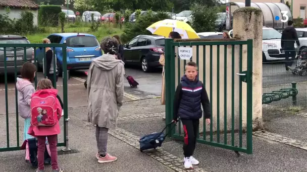 Reprise de l'école à Saint-Juste-le-Martel en Haute-Vienne