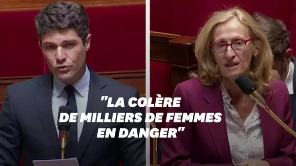 Violences conjugales: la colère d'Aurélien Pradié face à Nicole Belloubet