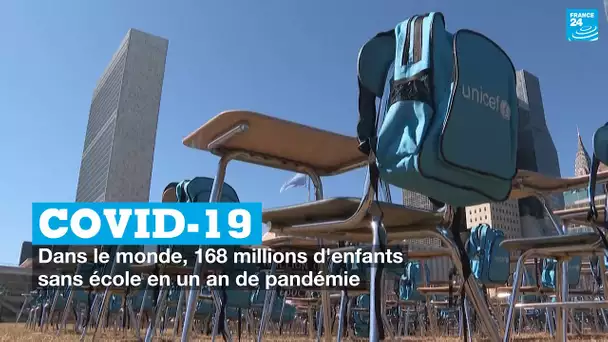 Covid-19 : dans le monde, 168 millions d'enfants sans école en un an de pandémie