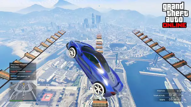 C'EST LE BORDEL SUR CETTE COURSE FULL ROQUETTE ! (GTA ONLINE COURSE WTF)