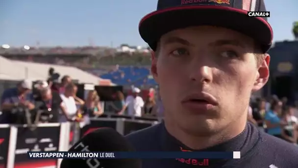 Réaction de Verstappen