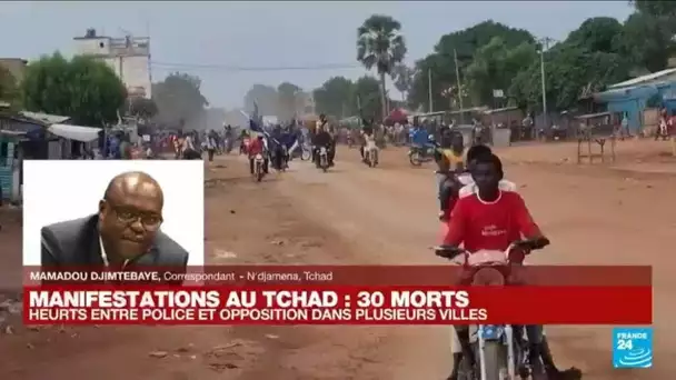 Manifestations au Tchad: 'Un retour au calme assez relatif' • FRANCE 24