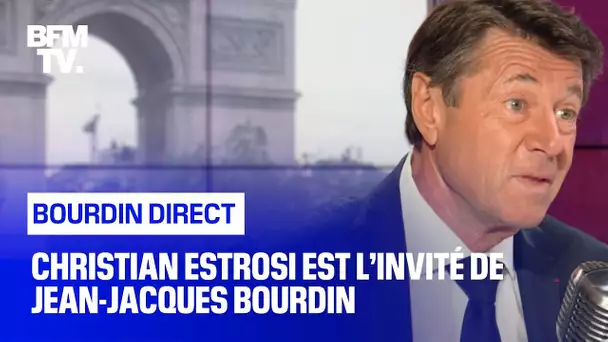 Christian Estrosi face à Jean-Jacques Bourdin en direct