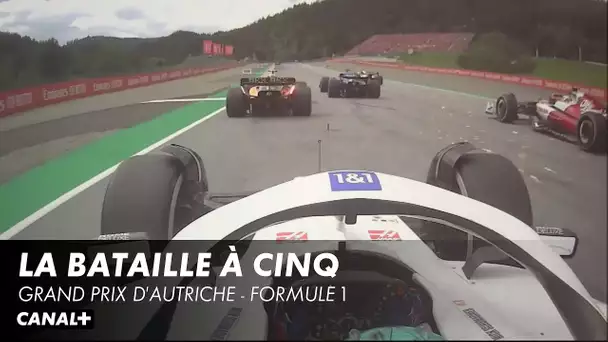 La bataille à cinq du Grand Prix d'Autriche en caméra embarquée - F1