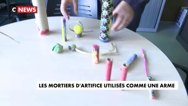 Les mortiers d'artifice de plus en plus utilisés comme une arme