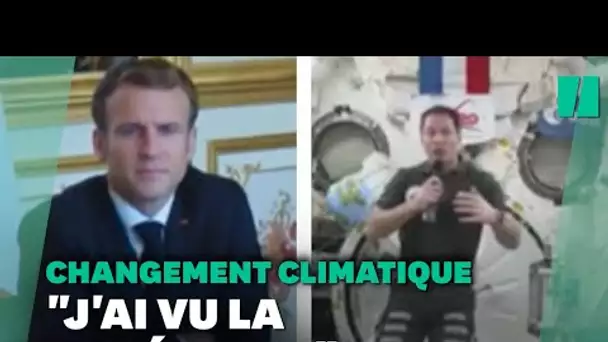 Depuis l'ISS Thomas Pesquet alerte Emmanuel Macron sur l'accélération des catastrophes climatiques