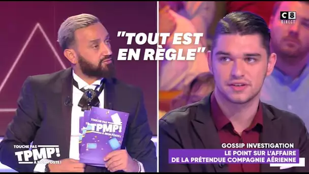 "Pas d'arnaque" pour le PDG de Skyline Airways sur le plateau de TPMP