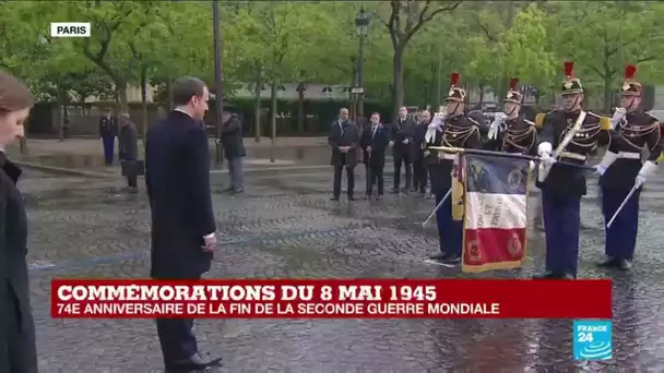 Cérémonie du 8 mai 1945 : La Marseillaise résonne sous l'Arc de triomphe