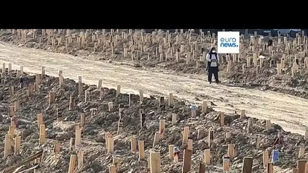 Les cimetières débordés d'Antakya