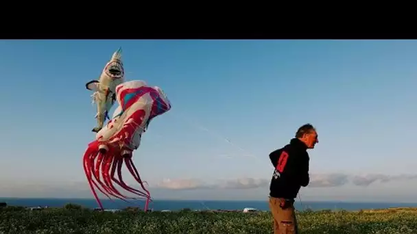 Des centaines de cerfs-volants dans le ciel maltais