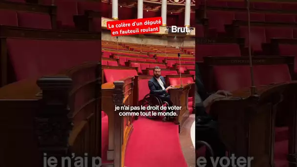 La colère de Sébastien Peytavie, député en fauteuil roulant