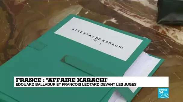 France - "Affaire Karachi" : Édouard Balladur et François Léotard devant les juges