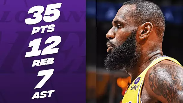 Crown The King! 👑 LeBron James' (35 PTS) Historic Performance! | November 1, 2023