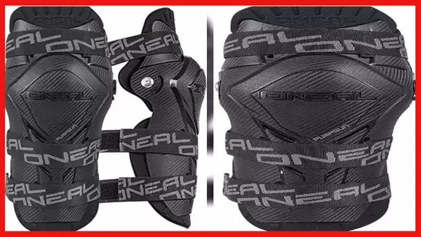 O'Neal 0256-206 Uni-Adult Pump gun Mx Knee Guard Carbon Look (Black, One Size)