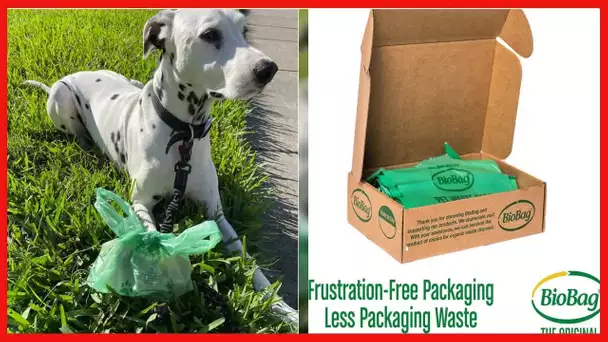 BioBag Premium Pet Waste Bags, Great for All Dog Breeds, Fits in Standard Park Dispensers