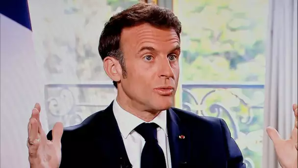 Baisses d'impôts, guerre en Ukraine, inflation... Ce qu'il faut retenir de l'interview de Macron …