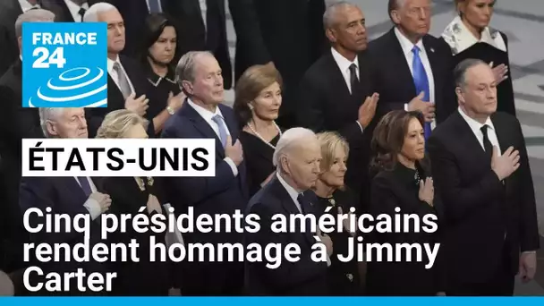 Cinq présidents américains pour rendre hommage à Jimmy Carter • FRANCE 24