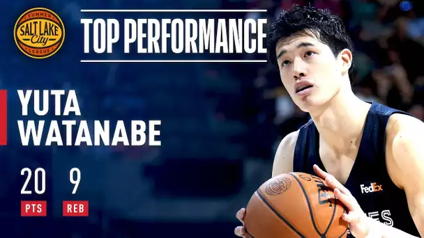 Yuta Watanabe Finds His Shooting Stroke  | 2019 Salt Lake City Summer League